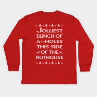 Jolliest Bunch of Christmas Vacation Shirt Kids Long Sleeve T-Shirt